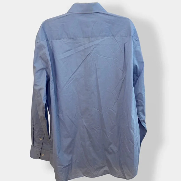 Nautica Men's Blue Button Up Dress Shirt XL - Picture 2 of 4
